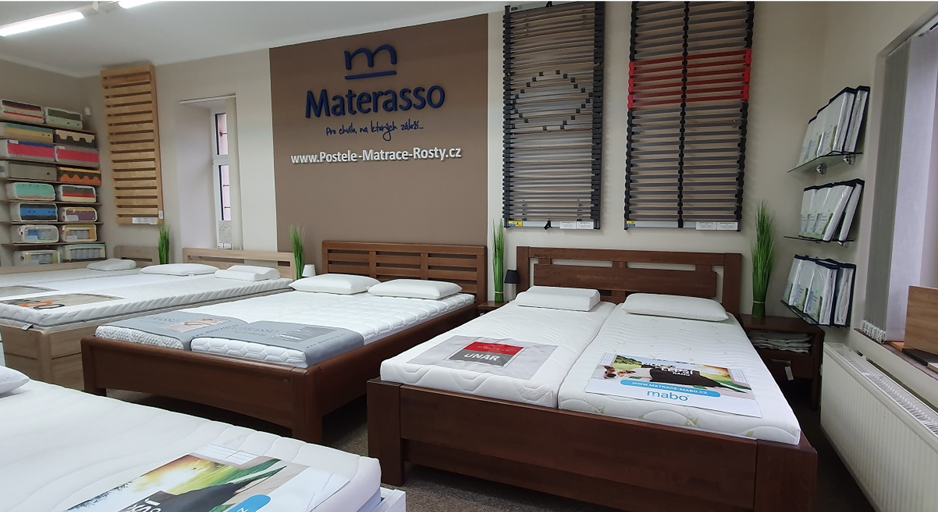 Postele matrace rošty Jablonec nad Nisou - prodejna